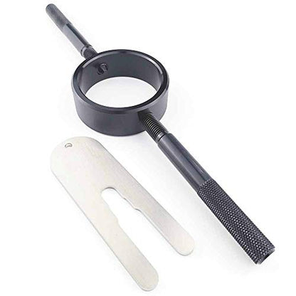 Universal Motorcycle Fork Spring Compressor Tool Kit – Works with Most Inverted (USD) Streetbike Forks, CNC Machined from Aircraft-Grade 6061 Aluminum
