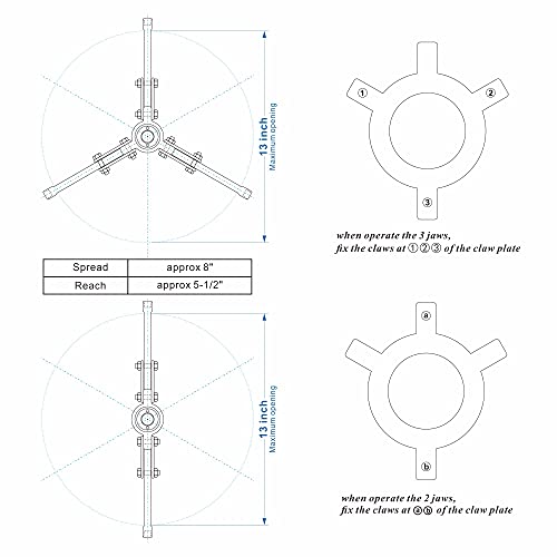 5 Ton Hydraulic Gear Puller Wheel Bearing Pulling Separator 3 in 1 Pump Oil Tube Drawing Machine M/Case - size: 5T Overall