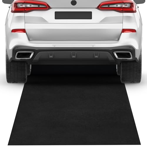 Olaismln Oil Spill Mat (36" X 60") - XL Garage Oil Drip Mat for Driveway | Additional Insurance to Prevent Oil Drain Pan Spills - Under Car Oil Leak Absorption Mat