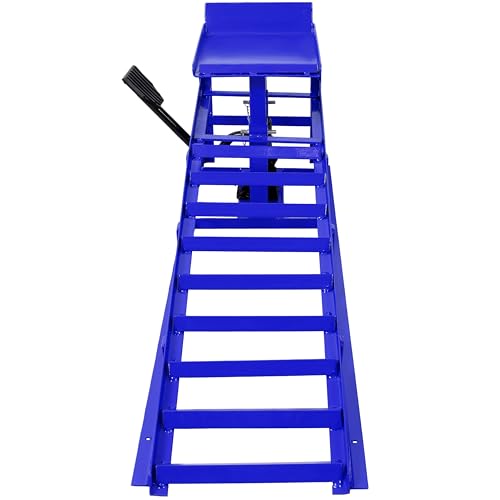 2 Pack Hydraulic Car Ramps with Foot Pedal Pump 5 Ton | Adjustable Height 9.8-15 Inches|Heavy Duty Steel|Ideal for Cars SUVs Light Trucks