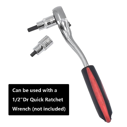 2Pcs Suspension Strut Spreader Socket Tool, Compatible with Audi VW BMW Ford Citroen Renault, 1/2inch Drive Suspension Tool