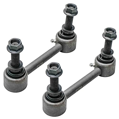 Detroit Axle - 4pc Rear Shock Absorbers Kit for 2013-2018 Ford Fusion | 2 Shock Absorbers 2 Sway Bar Links 2013 2014 2015 2016 2017 2018 Replacement - size: 4AS47081/shock kit