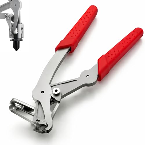 Car Clip Pliers, 1 Pcs Panel Clip Removal Tool, Professional Plastic Auto Fastener Removal Pliers, Interior & Exterior Trim, Damage-Free Disassembly Tool for Mechanics (Red)