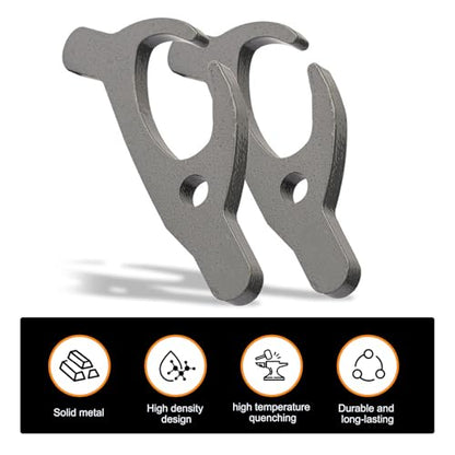 2 PCS Tire Bead Breaker, Stainless Steel Tire Bead Holder, Anti-Slip Tire Changing Tool, Universal for Motorcycle Motorbike Dirt Bike Scooter ATV (Silver)