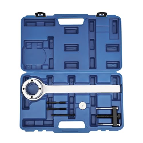 Crankshaft Pulley Puller Set Universal Crankshaft Pulley Removal Tool Kit Crankshaft Damper Remover Puller forJaguar L-and RoverV8 Engine 3.2-4.4L