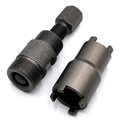 24mm 27mm Flywheel Puller and 20mm 24mm Remover Clutch Lock Nut ool | For Honda Yamaha Motorcycle ATV Dirt Bike - style: Tools set
