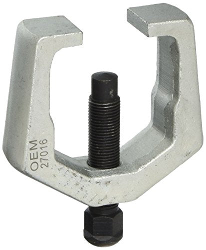 OEMTOOLS 27016 Pitman Arm Puller, Heavy Duty Steering Removal Tool, Heat Treated Steel Frame, 1-3/16 Inch Shaft Capacity, Ball Head Pressure Screw, 1-1/4 Inch Yoke Opening