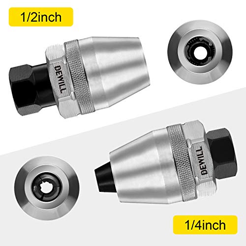 Stud Extractor, 1/4 to 1/2 Inch Broken Bolt Removal Tool | 3Jaw, 3/8 Drive, CR-MO Steel, Compact for Tight Engine Spaces, Quickly Remove Broken, Rusted & Corroded Bolts and Studs