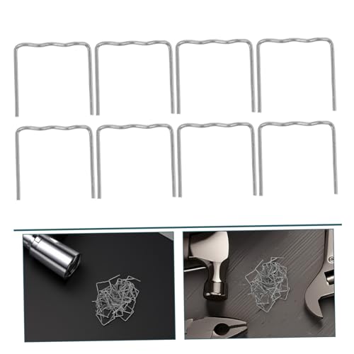 100pcs Plastic Welding Hot Staples Kit for Car Bumper and Dashboard Repair 0.8mm Pre-Cut Welding Rods Sturdy Hot Stapler Supplies for Automotive Repair