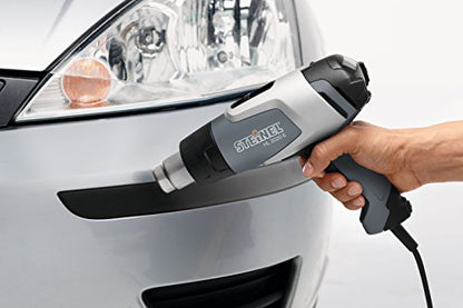 Steinel HL 2020 E Automotive Kit - incl. hot air Gun with LCD-Display & Variable Temperature, Heat Tool Set for Repairing and Welding tarpaulins, Window tinting, auto Body Welding
