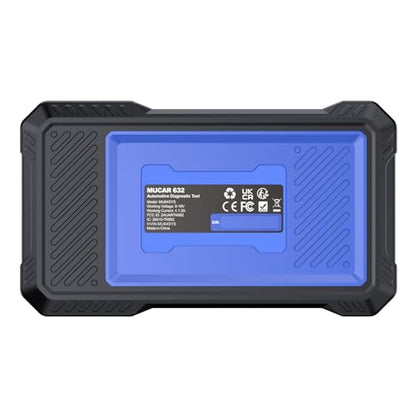 MUCAR 632 AI Bidirectional Scan Tool, 15 Reset Services ABS/ADBLUE/SRS/BMS/EPB/ETS/INJEC/Oil/SAS/TPMS OBD2 Diagnostic Scanner for 4 System, Active Test, AutoAuth, CANFD, AutoVIN, Lifetime Free Update