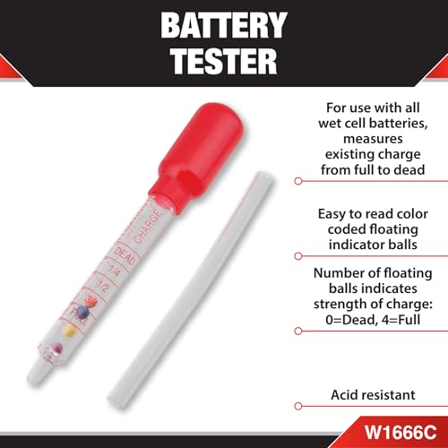 Performance Tool W1666C Battery Tester - style: Economy Battery Tester