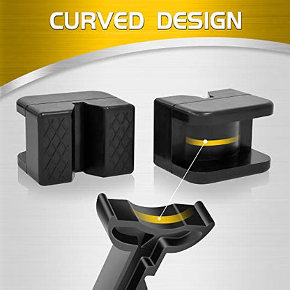 TONDA Jack Stand Pads, Universal Rubber Jack Pad Adapter, Rail Pinch welds Protector, 2 Pack - color: 2 PACK