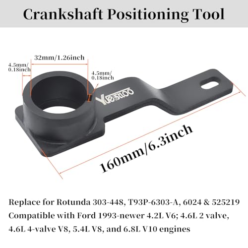 3Pcs Camshaft Holding Timing Tool & Crankshaft Positioning Tool 303-448 | Compatible with Ford F150 Mustang 5.0 Coyote V8 Engine 2018-2023, Compatible with Gen 3 5.0 Coyote Engine - color: 2018-2023, size: 3 PCS