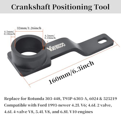 3Pcs Camshaft Holding Timing Tool & Crankshaft Positioning Tool 303-448 | Compatible with Ford F150 Mustang 5.0 Coyote V8 Engine 2018-2023, Compatible with Gen 3 5.0 Coyote Engine - color: 2018-2023, size: 3 PCS