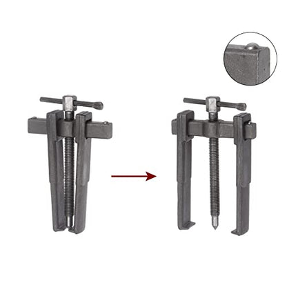 HARFINGTON 2-Jaw Gear Puller 4" High Carbon Steel Separate Lifting Device for Bearings - size: 4 Inch