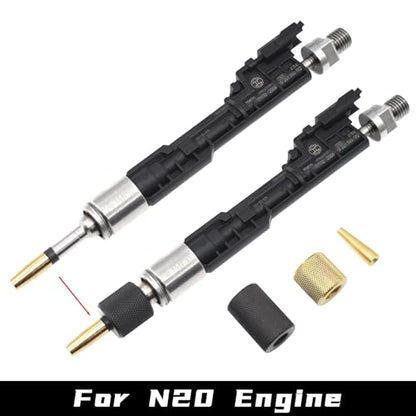 Fuel Injector Removal Tool, Injector Seal Replace Install Kit Fit for BMW | Compatible with BMW N14 N18 N20 N26 N47 N53 N54 N55 N57 N63 S63 B38 B48 B58 with Extended Slide Hammer Screws - size: SET