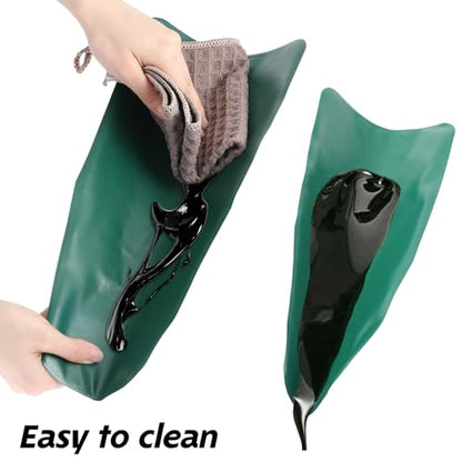 Oil Funnel Flexible Funnels for Automotive Use Reused Foldable Multi-Purpose Use Oil Change Draining Tool Spill-Free Guide Tool Draining for Trucks Motorcycles, 14.5× 6.7 × 0.03 inches