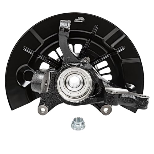 Detroit Axle - Front Steering Knuckles w/Hubs Outer Tie Rod End Links Replacement for 2012-2017 Toyota Camry L LE XLE 2.5L - size: 4SU48654/Kit