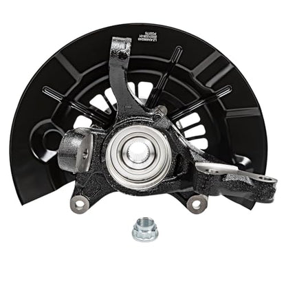 Detroit Axle - Front Steering Knuckles w/Hubs Outer Tie Rod End Links Replacement for 2012-2017 Toyota Camry L LE XLE 2.5L - size: 4SU48654/Kit