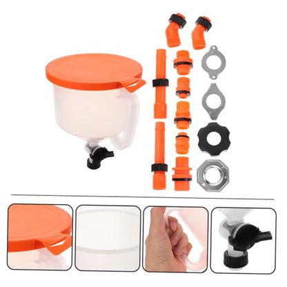Garneck Radiator Coolant Funnel Kit with Spill Switch Design Plastic Auto Cooling System Fill Tool for Engine Oil and Coolant Flush Compatible with Multiple Car Models