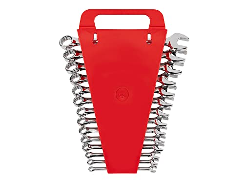 TEKTON Combination Wrench Set with Holder, 14-Piece (6-19 mm) | WCB92201 - size: 14-pc. (6-19 mm), style: Holder