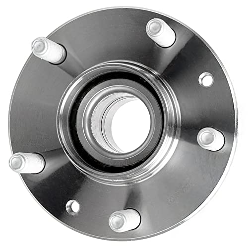 Detroit Axle - Pair Front Wheel Bearing and Hubs Assembly for Mazda 1989-1998 MPV, 1992-1995 929, 5 Lugs w/ABS Ring - style: 512269 x2V2/Pair