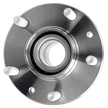 Detroit Axle - Pair Front Wheel Bearing and Hubs Assembly for Mazda 1989-1998 MPV, 1992-1995 929, 5 Lugs w/ABS Ring - style: 512269 x2V2/Pair