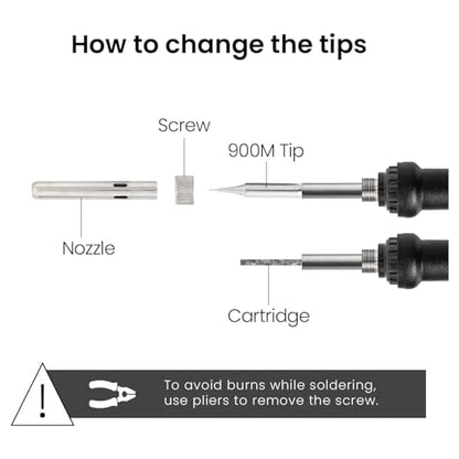 Soldering Iron Kit, 60W Soldering Iron, 5 Soldering Iron Tips, 21-in-1 Adjustable Temperature, Solder Wire, Stand, Desoldering Pump, Soldering Welding Iron Kit for Electronics Hobby DIY 110V US Plug - color: Black and Red