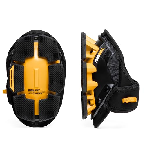 ToughBuilt - GelFit Stabilizer Knee Pads, Grip Design, TBL-KP-G205-R | Stable Support, Gel Cushioning, Non-Slip Design, Hard Shell, Adjustable Straps, Heavy-Duty Protection - size: GelFit Stabilizer