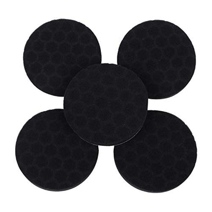 Xianglaa-Good polishing Pads, Pack of 5Pcs Polishing Pad, Sponge Buff Polishing Pad Kits for Car Polisher, Dual Action Polishing Pad, Adapter for Car Care Polisher (Color : White) - color: White