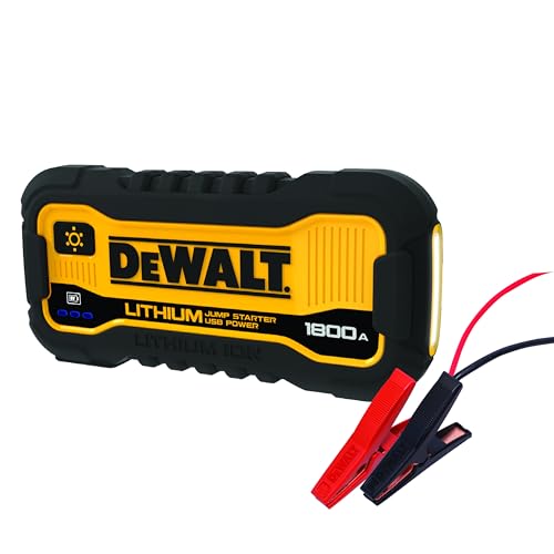 DeWalt Jump Starter DXAELJ18C 1800 Peak Amps | Lithium Ion, USB Power, Carrying Case - size: 1800 Peak Amp
