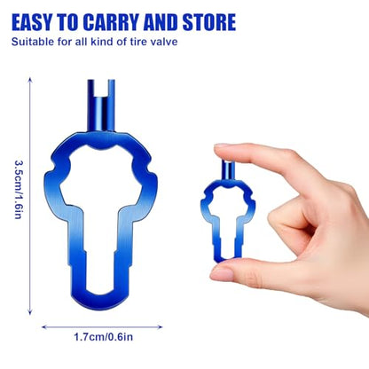 NEWHOOK 4-in-1 Presta Valve Core Tool for Bike/Tubeless Tires 2-Pack | Multi-functional for Schrader, Presta & tubeless valves, stainless steel, easy tire repair for bikes, cars, motorcycles