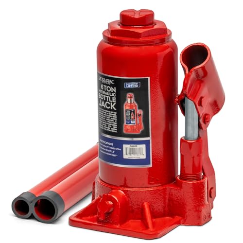 XtremepowerUS 6-Ton (12,000 Lbs) Hydraulic Lifting Car Jack with Pump Handle, Fit Use for Cars Automotive Sedans, Red - size: 6 Ton