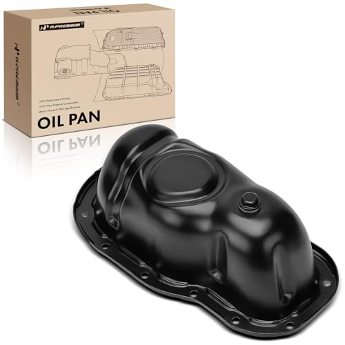 A-Premium Lower Engine Oil Pan Sump with Drain Plug Compatible with Toyota Tacoma 2006-2013, Tundra 2007-2013, 4Runner 2003-2013, FJ Cruiser 2007-2014, V6 4.0L | Compatible with Toyota Tacoma 2006-2013, Tundra 2007-2013, 4Runner 2003-2013, FJ Cruiser 2007