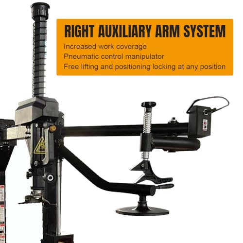 Economic Tire Changer and Wheel Balancer Combo with Rear-Tilt Technology, 110V for 10-26" Rims, Value Tire Service Set for Professional Use