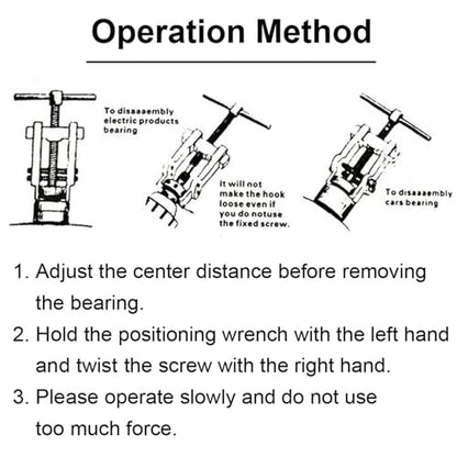 ChgImposs 10 Inch Two Claw Separate Lifting Device Pull Bearing Puller for Bearing Maintenance/Auto Car Repair, Strengthen Bearing Auto Mechanic Bearing Puller Tool - size: 10 Inch