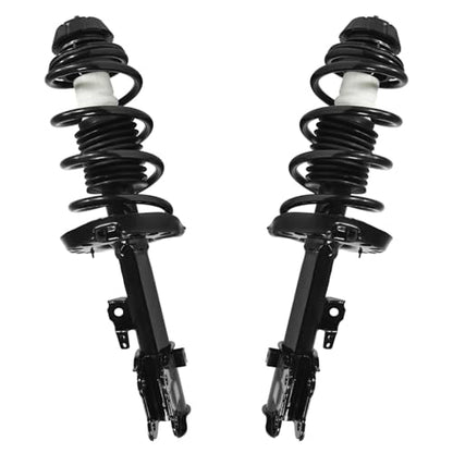 Detroit Axle - Front Struts & Coil Springs Rear Shock Absorbers Replacement for 2010 2011 2012 2013 Kia Soul - 4pc Set - size: 4AQ47346/Shock Kit