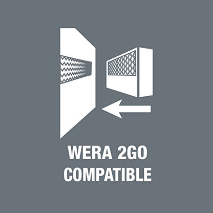 Wera 05004078001 8100 SC 8 Zyklop Metal Ratchet Set with Switch Lever, 1/2" Drive, Metric, 28 Pieces - size: 1/2 Inch Drive