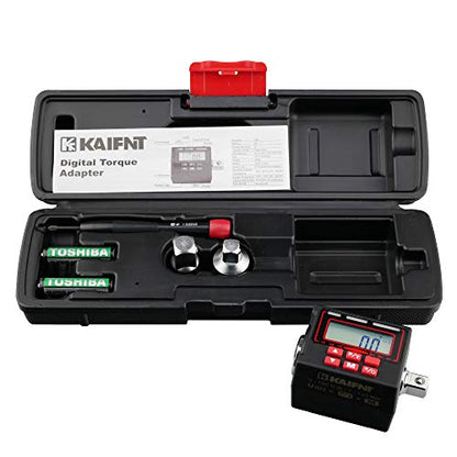 K552 Digital Torque Adapter, 3/8-Inch 5 to 100 ft·lbs, Buzzer/LED Flash Notification, Dual Direction - size: 5-100 ft·lbs