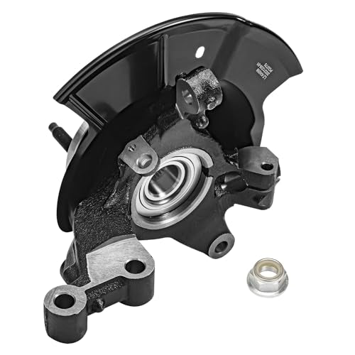 Detroit Axle - Front Steering Knuckle for 11-14 Ford Edge 11-15 Lincoln MKX | Front Right Steering Knuckle & Wheel Hub Bearing Assembly 2012 2013 Replacement - size: KA058/Kit