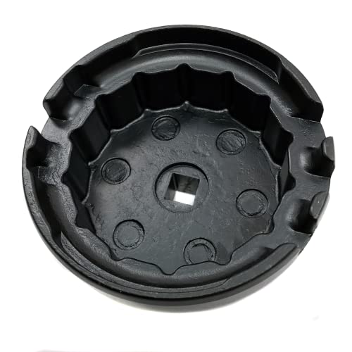 Genuine 04152-YZZA1 oil filter with Genuine 15620-31060 Oil Filter Housing Cap and 15643-31050 Cap Plug includes APSG Wrench and crush washer.