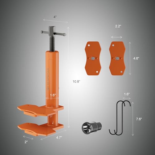 Universal Brake Caliper Tool for Multi Piston Brake Pad Spreader, Heavy Duty Brake Caliper Spreader Tool, Caliper Piston Compressor Tool with Magnetic Expansion Plates & 2X Hanger Hooks