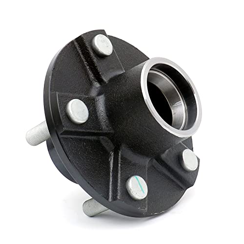 5 Bolt on 4-1/2 Inch Circle Hub Assembly Includes (1) 1-1/16 Inch Straight Spindle & Bearings - size: UT GL4853E*1