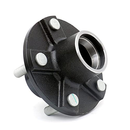 5 Bolt on 4-1/2 Inch Circle Hub Assembly Includes (1) 1-1/16 Inch Straight Spindle & Bearings - size: UT GL4853E*1