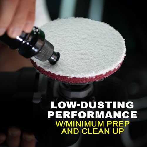 Microfiber Cutting Pads 5 Inch, Heavy Duty Polishing Pads for Dual Action Polisher, Scratch & Swirl Remover, Car Paint Finishing Buffing Pads (2 Pack) - size: 5 Inch