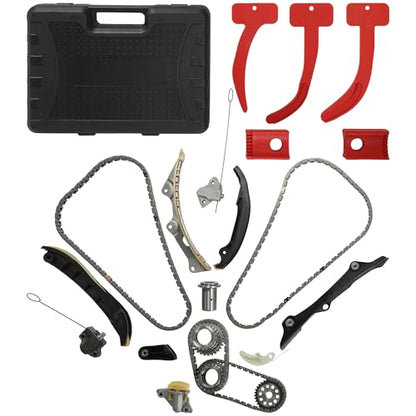 Pentastar 3.6L Timing Chain Kit Timing Chain Tensioner Guide Tool Kit | Fit For Ram 1500;Jeep Wrangler;Grand Cherokee;Charger;Challenger;Durango 3.6L Timing Chain Kit 2011-2016 OE 5184352AF