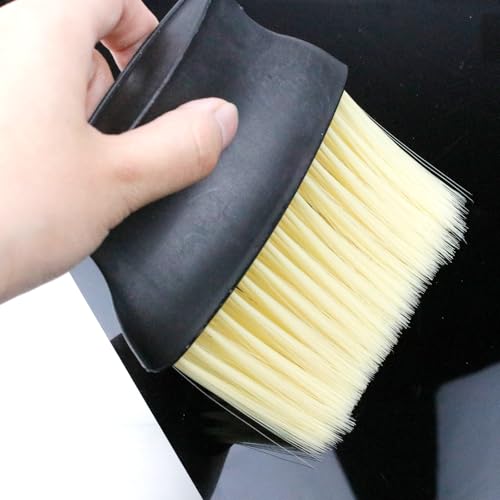 4 Pcs Auto Interior Dust Brush Set Soft Bristles Detailing Brush Dusting Tool Car Interior Cleaning Soft Brushes Duster for Automotive Dashboard, Air Conditioner Vents, Keyboard Dust Removal(Yellow) - color: Yellow