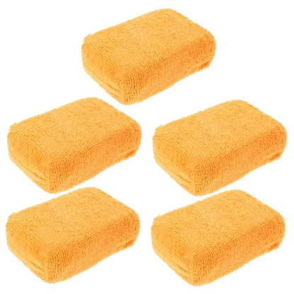 MAGICLULU Car Wax Applicator Pads Tire Shine Applicator Pad Car Buffer Attachment Cleaning Set