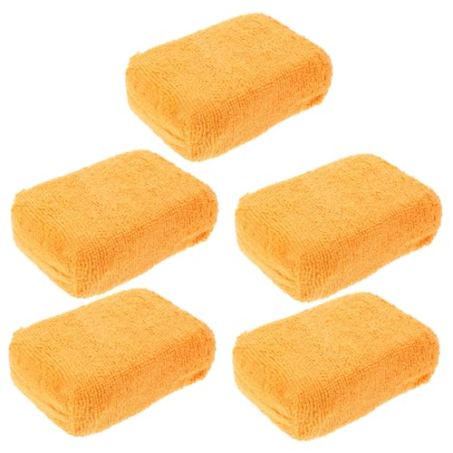 MAGICLULU Car Wax Applicator Pads Tire Shine Applicator Pad Car Buffer Attachment Cleaning Set